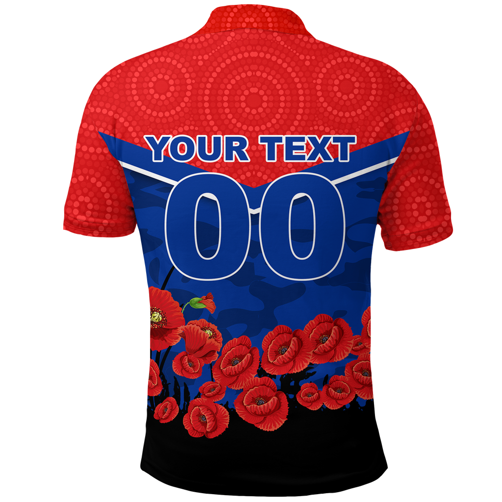 custom-personalised-newcastle-knights-anzac-day-indigenous-art-polo-shirt