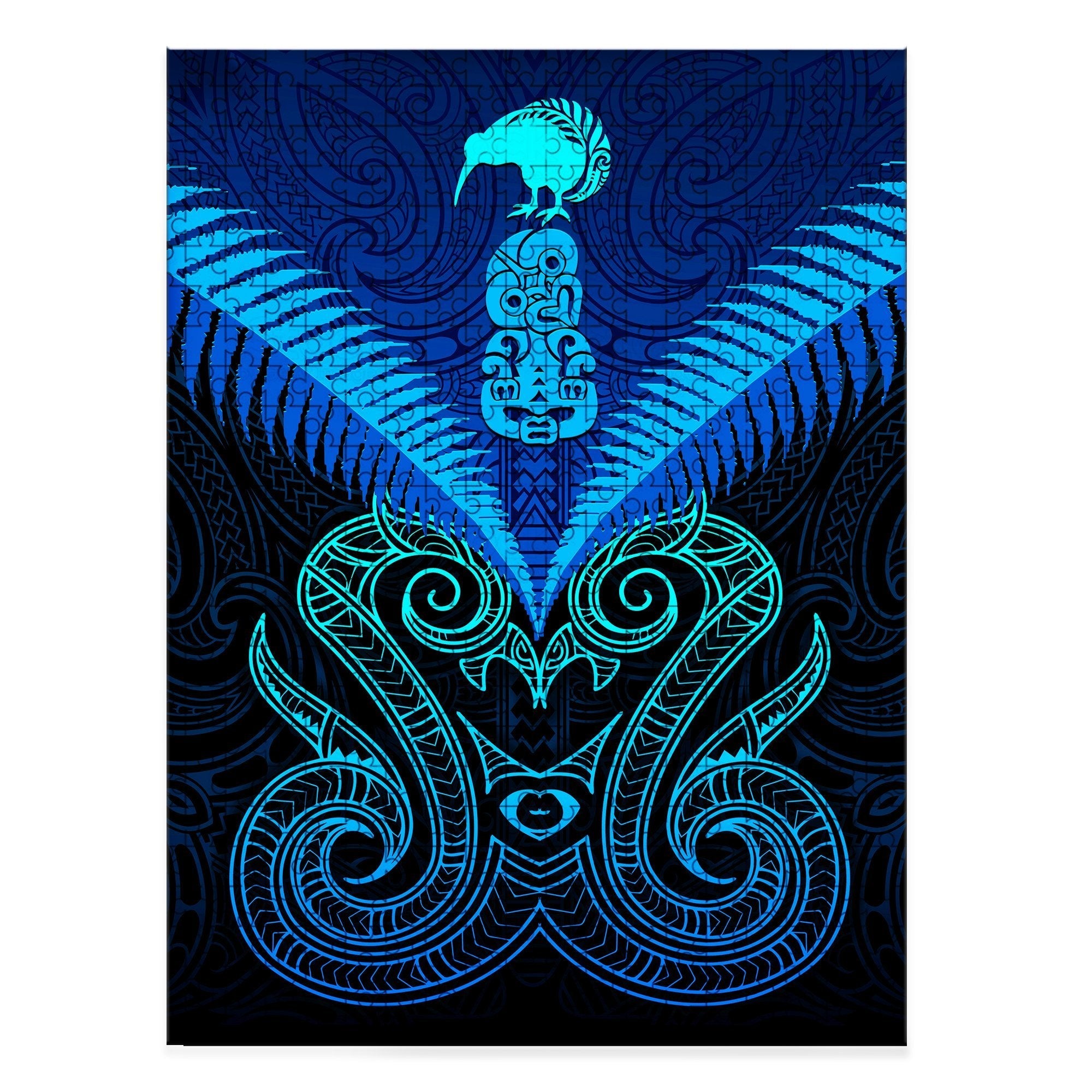 maori-manaia-new-zealand-jigsaw-puzzle-blue