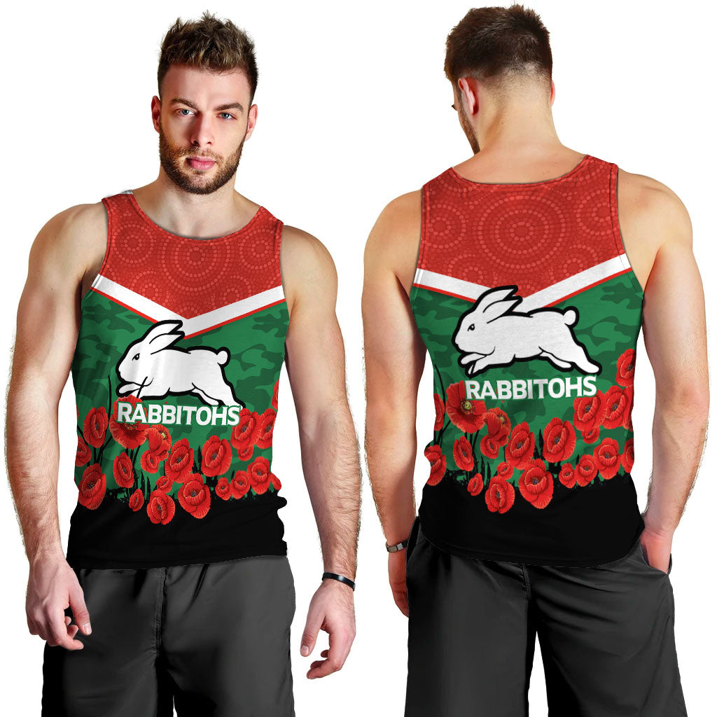 rabbitohs-anzac-day-men-tank-top-indigenous-art