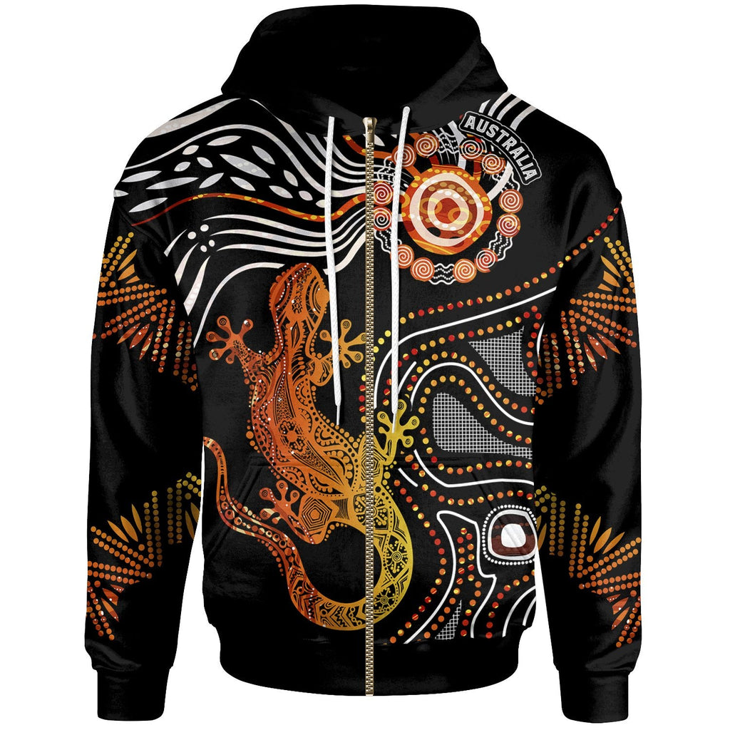 aboriginal-zip-up-hoodie-lizard-sunshine