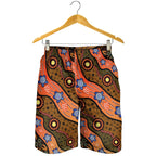 men-short-aboriginal-dot-unique-style-turtle