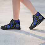 high-top-aboriginal-dot-unique-style-blue