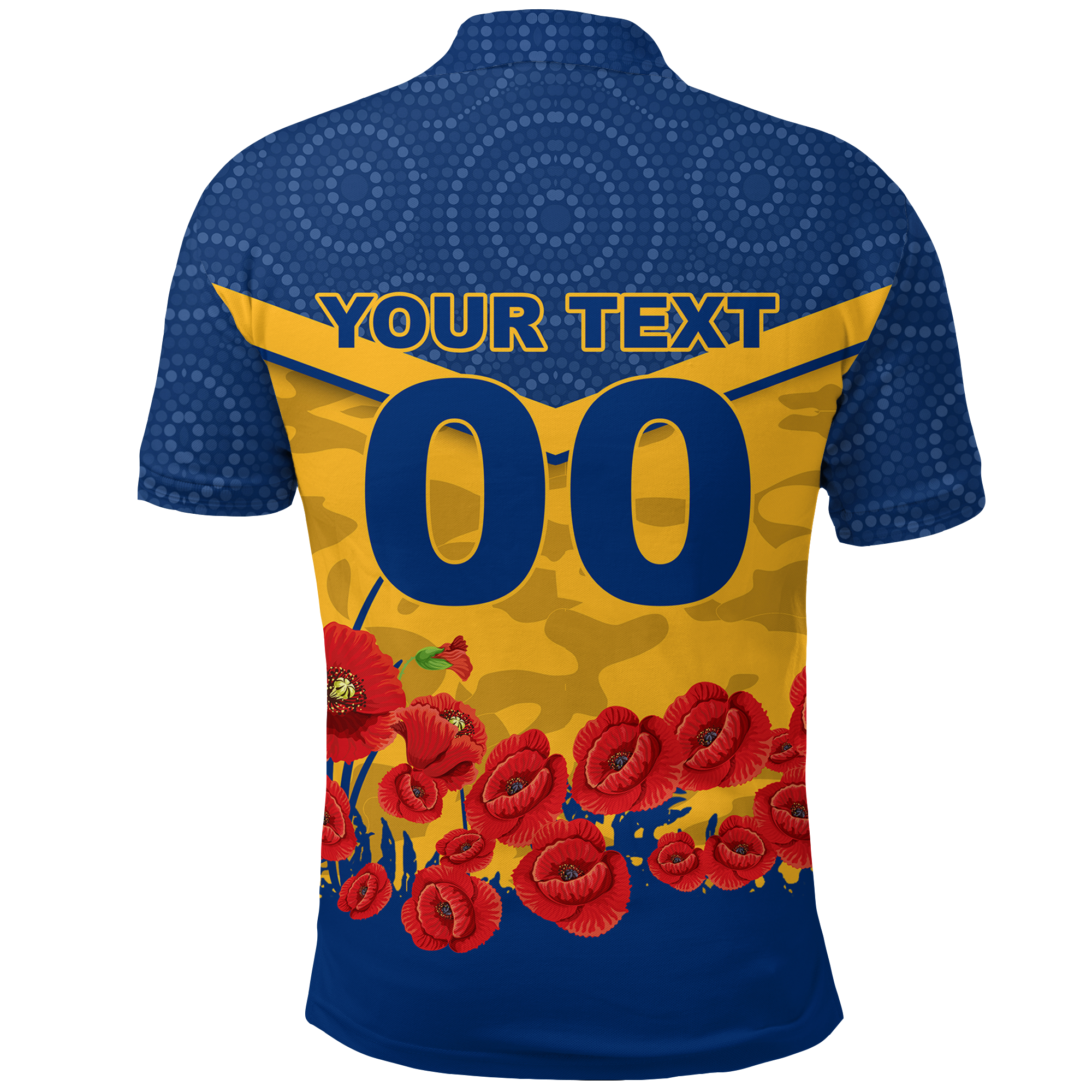 custom-personalised-eels-anzac-day-polo-shirt-indigenous-art