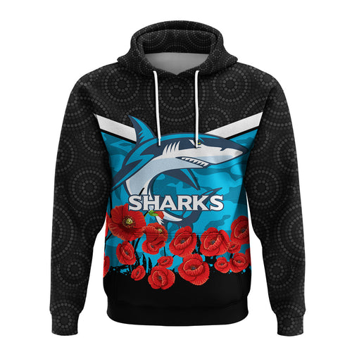 cronulla-sutherland-sharks-anzac-day-indigenous-art-hoodie