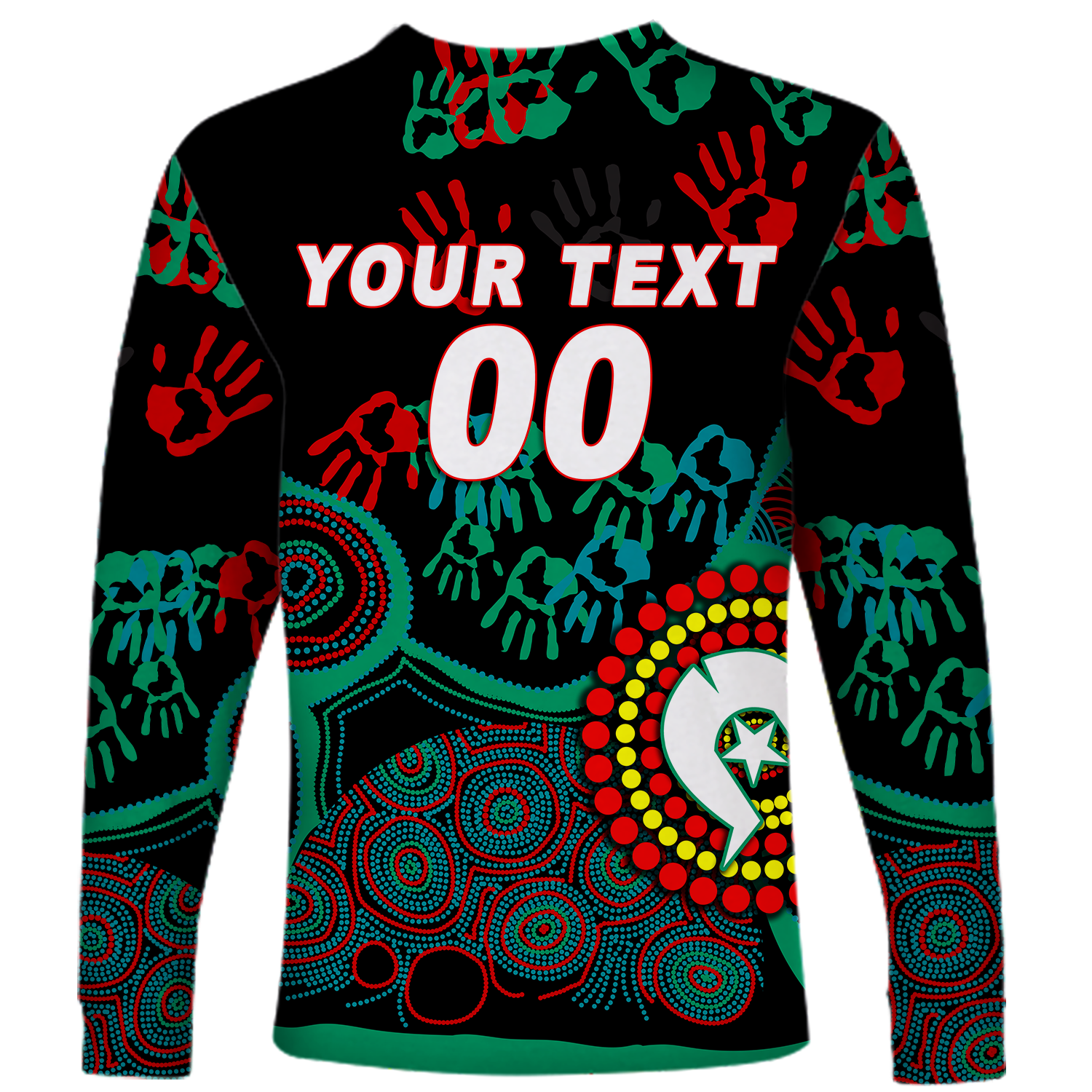 (Custom Personalised) NAIDOC Week 2023 Aboriginal Art For Our Elders Long Sleeve Shirt - LT12