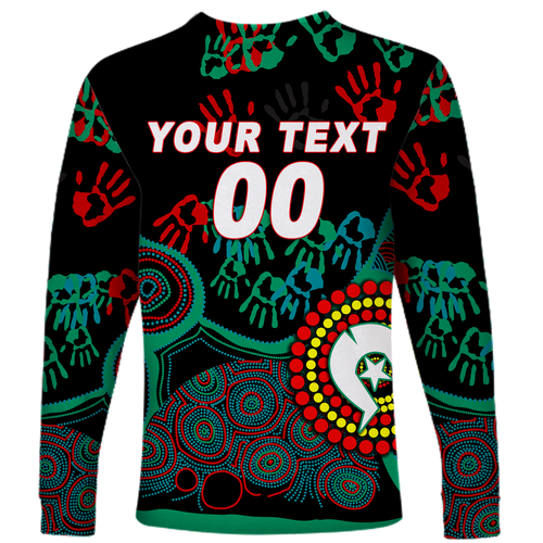 (Custom Personalised) NAIDOC Week 2023 Aboriginal Art For Our Elders Long Sleeve Shirt - LT12