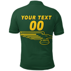 (Custom Personalised) Hawks Football 2022 Augusta Margaret River Polo Shirt - LT12