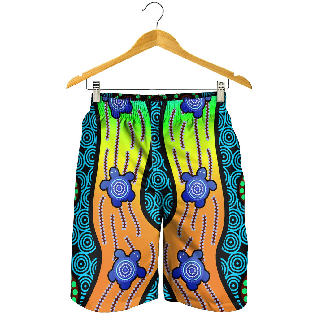 men-shorts-aboriginal-turtle
