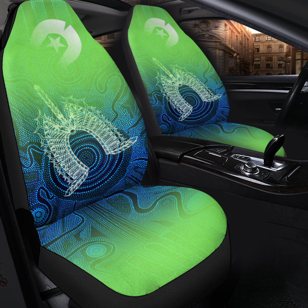 torres-strait-islands-car-seat-covers-indigenous-dot-painting-art