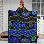 quilts-aboriginal-dot-unique-style-blue