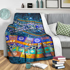 australia-indigenous-blanket-dot-painting-art