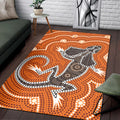 aboriginal-area-rug-dreamtime-lizard-aboriginal-style