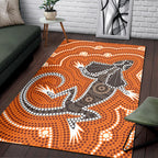 aboriginal-area-rug-dreamtime-lizard-aboriginal-style