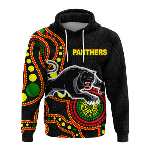 panthers-hoodie-aboriginal-dot-painting