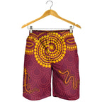 aboriginal-mens-short-aboriginal-snake-and-alligator