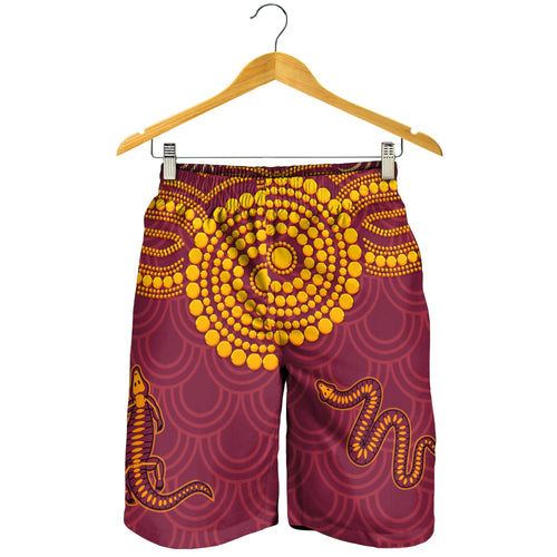 aboriginal-mens-short-aboriginal-snake-and-alligator