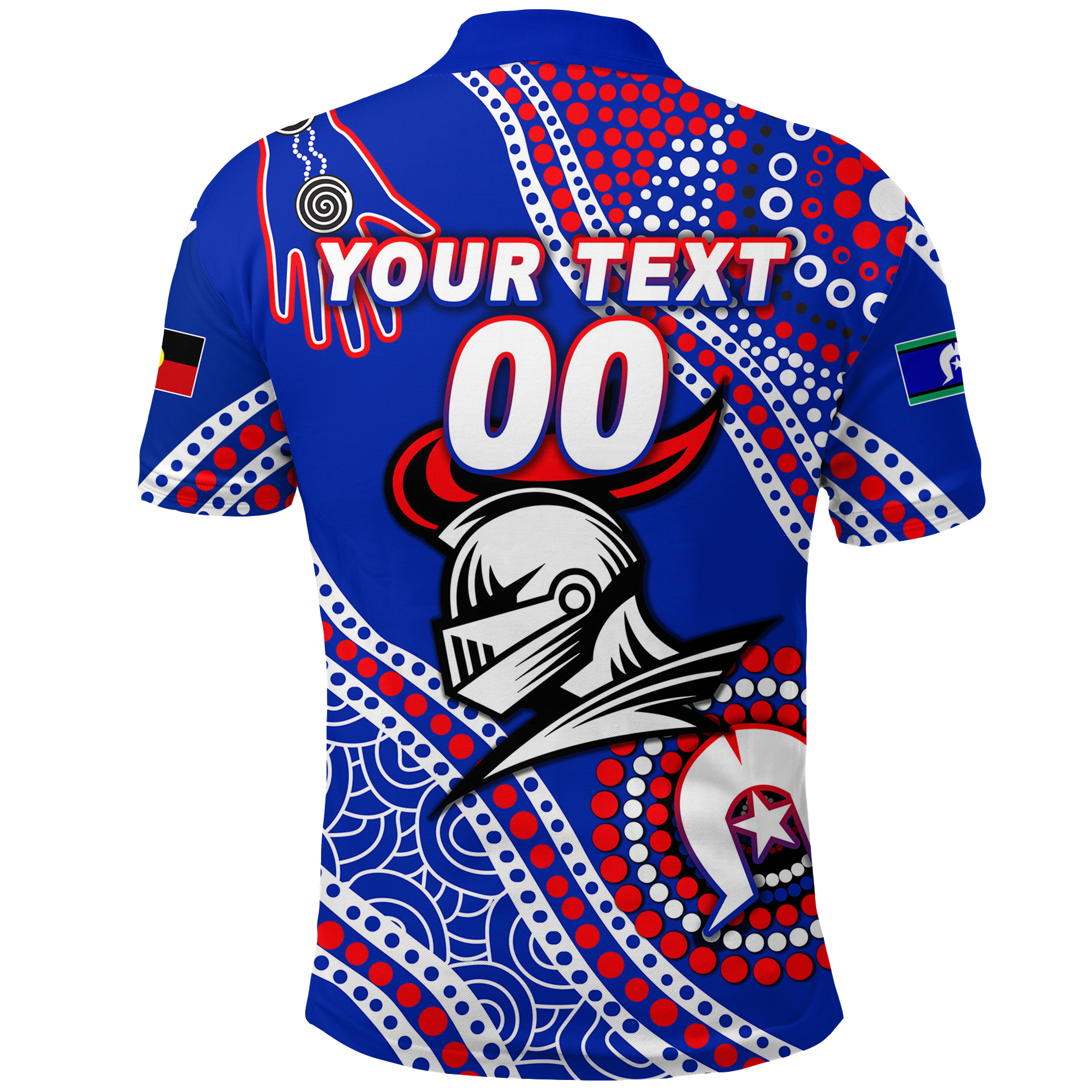 custom-personalised-knights-rugby-naidoc-2022-aboriginal-polo-shirt