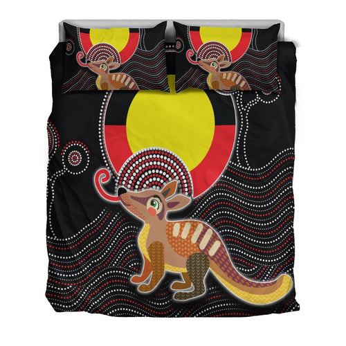 aboriginal-bedding-set-numbat-with-aboriginal-flag
