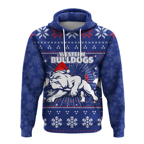 Western Bulldogs Hoodie - Christmas Ugly Style - LT12