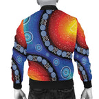 bomber-jacket-aboriginal-color-dot-painting