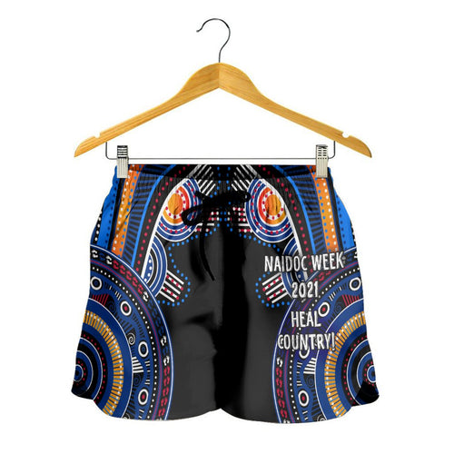 Australia Naidoc Week 2021 Women's Shorts, Heal Country - Vibe Hoodie
