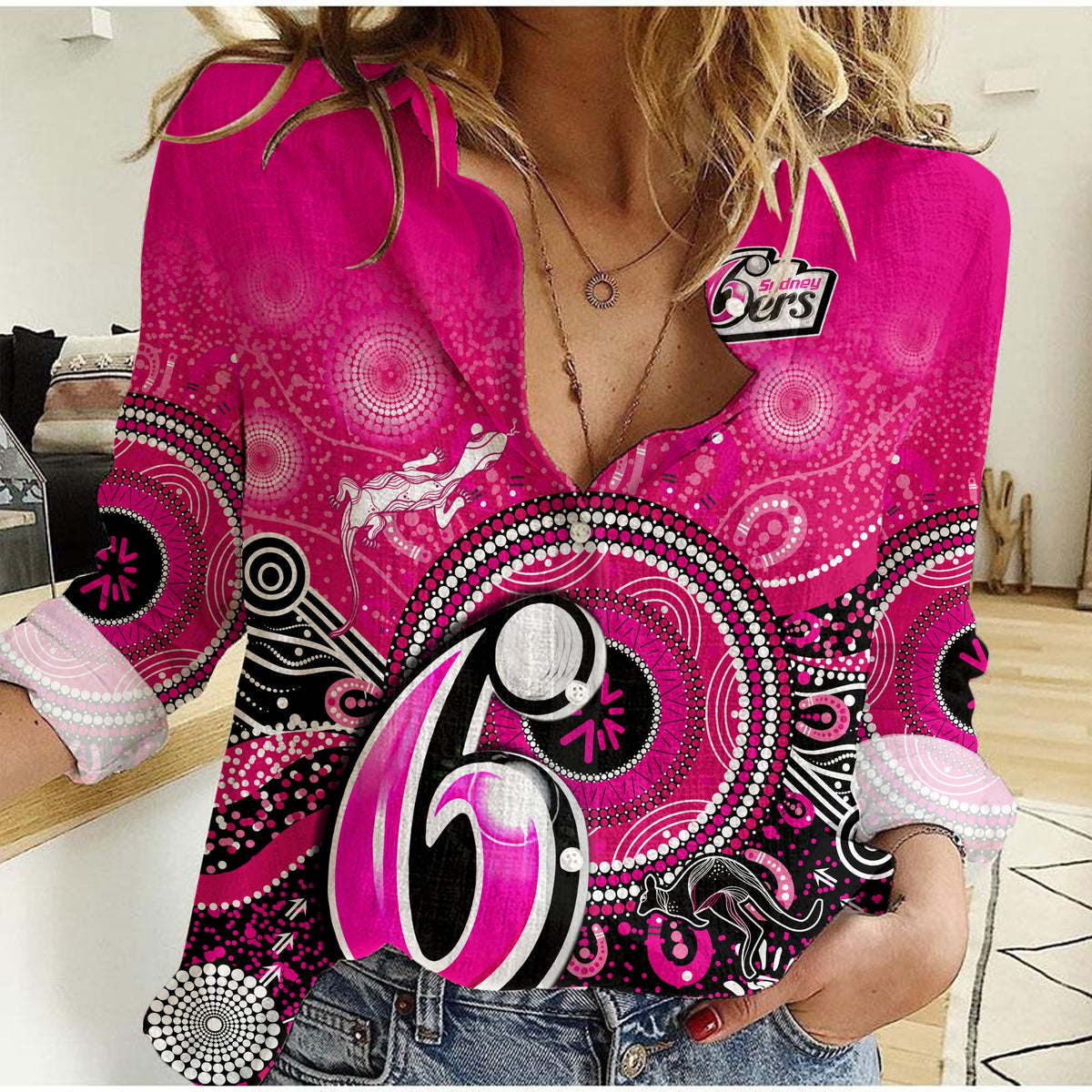 sydney-sixers-women-casual-shirt-aboriginal-australia-cricket-champion