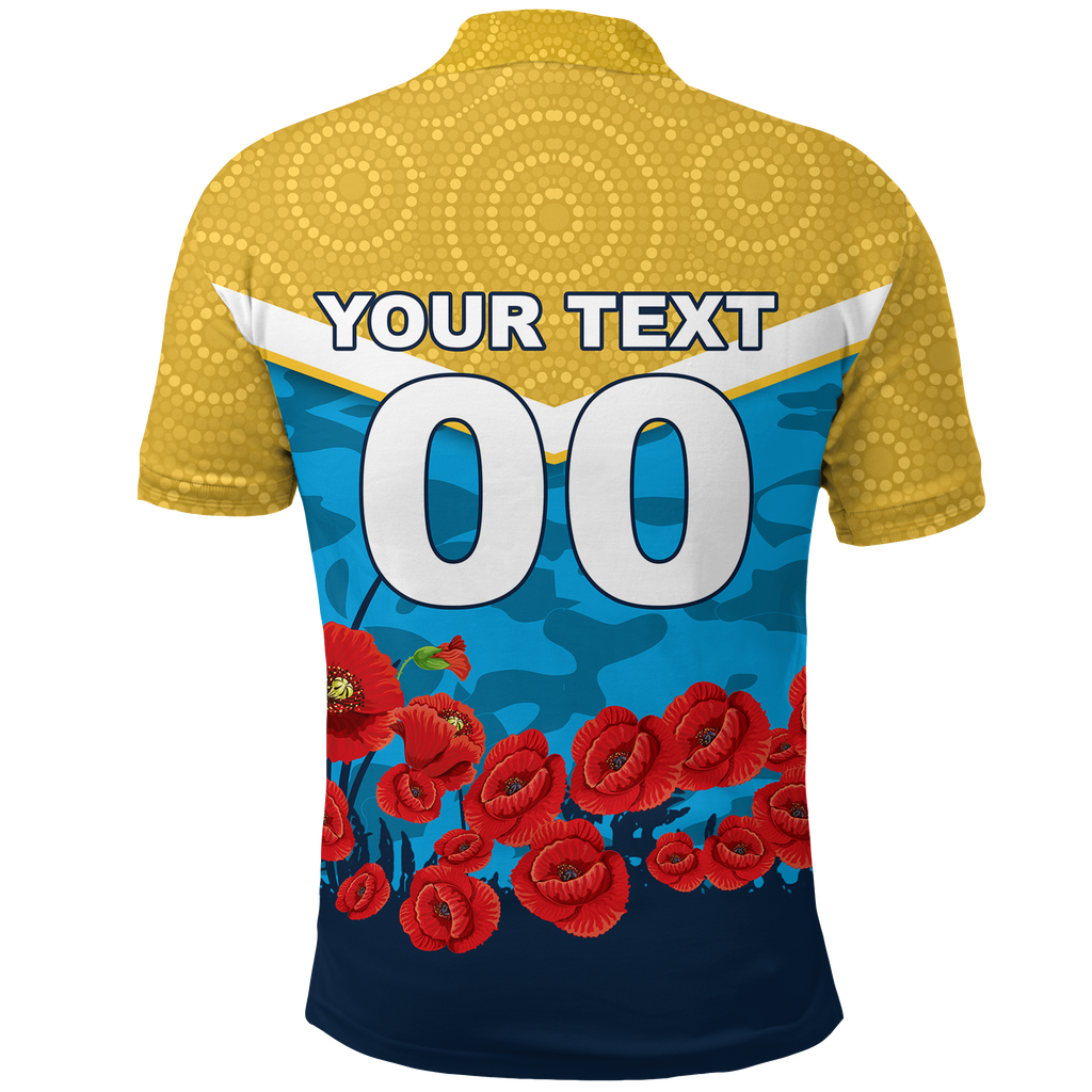 custom-personalised-gold-coast-titans-anzac-day-indigenous-art-polo-shirt
