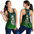 New Zealand Maori Women Tank Top - Paua Shell Green