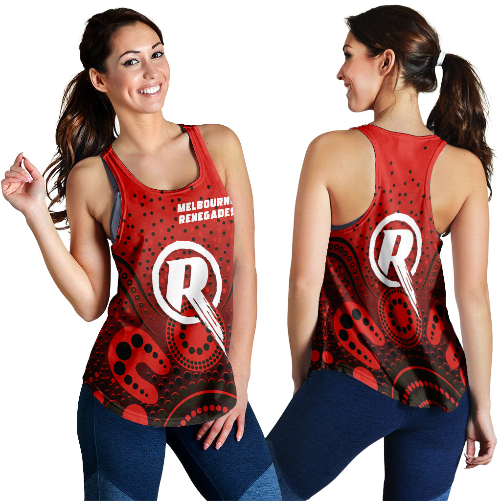 Melbourne Renegades Women Tank Top - Aboriginal Style Of Dot