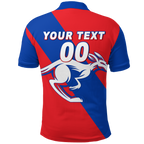 (Custom Personalised) Eaton Boomers Football 2022 Polo Shirt - LT12
