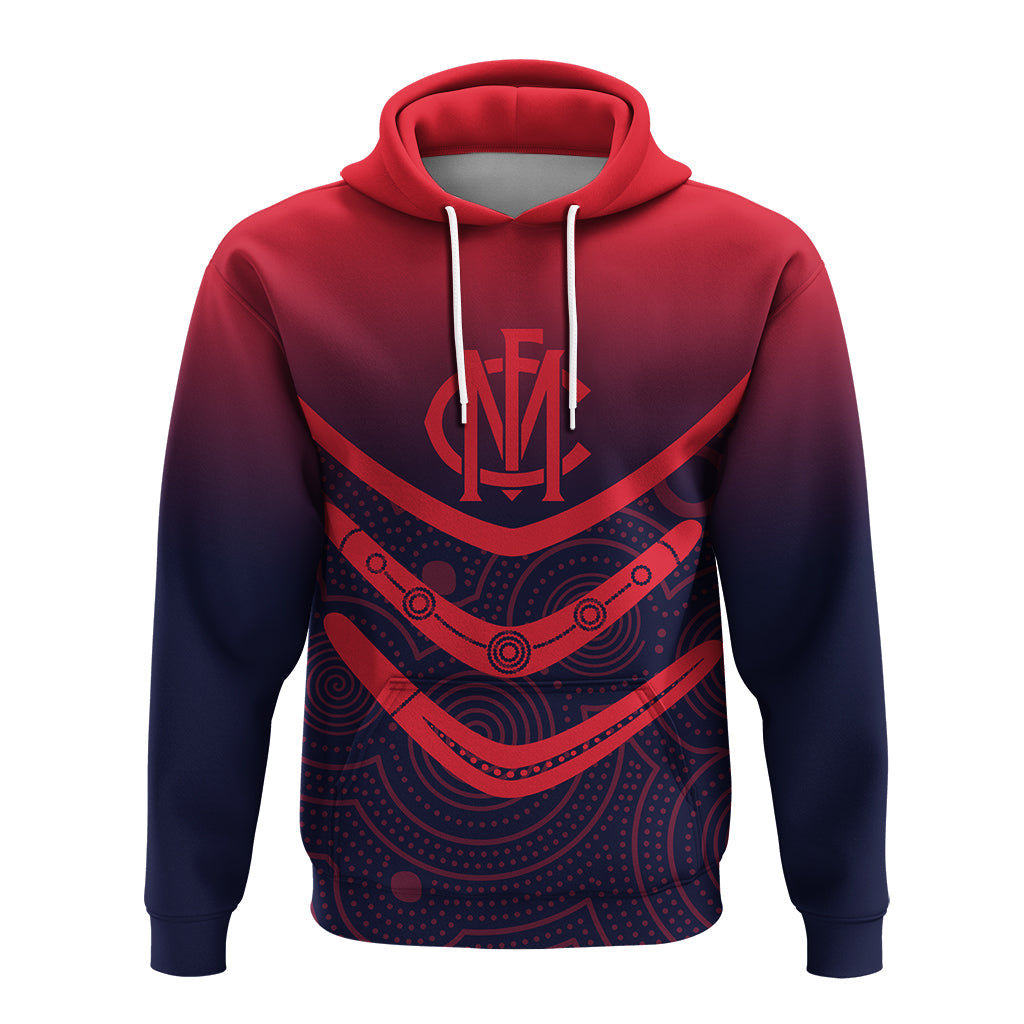 melbourne-demons-hoodie-aboriginal-dot-painting