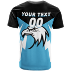 (Custom Personalised) Collie Eagles Football 2022 T-Shirt - LT12