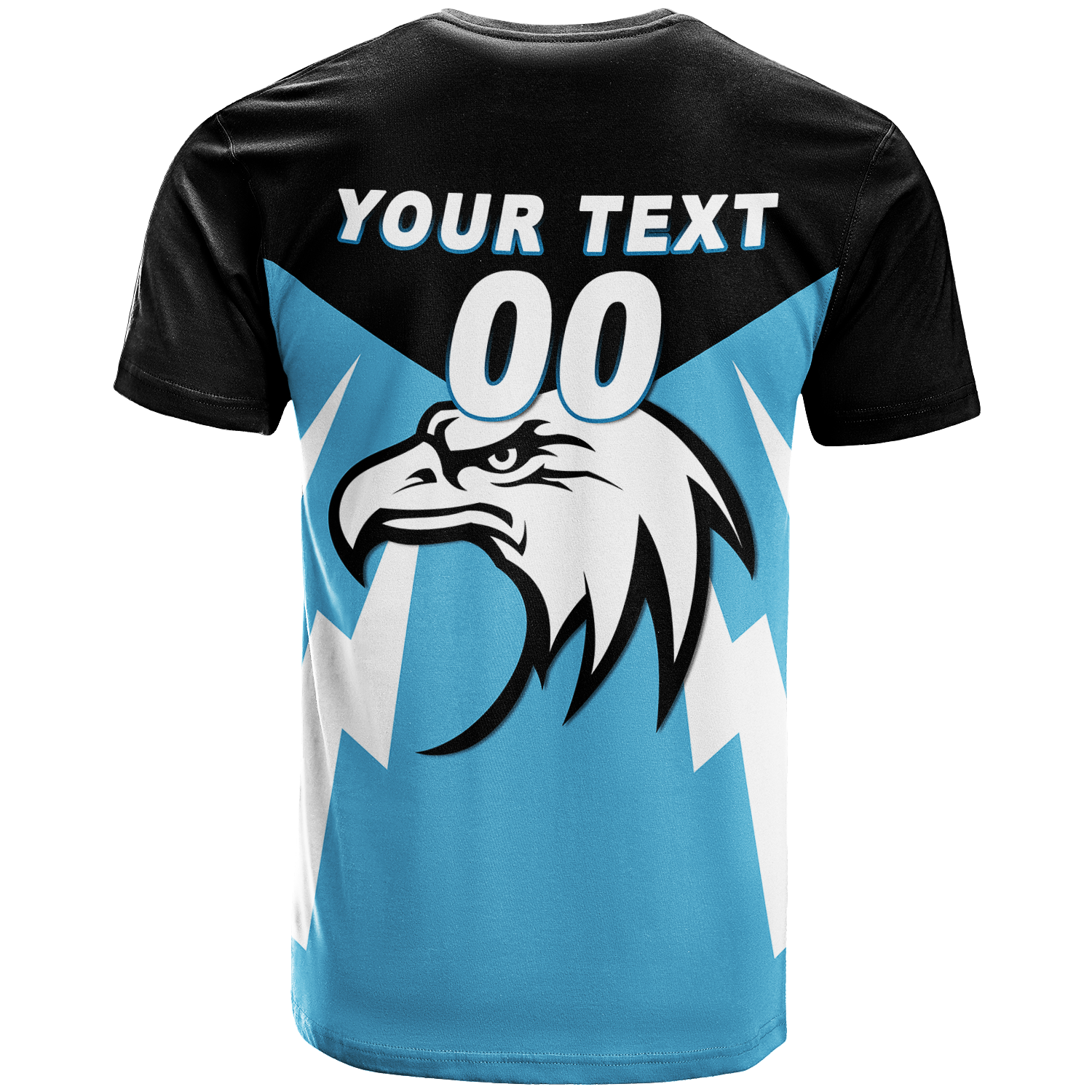 (Custom Personalised) Collie Eagles Football 2022 T-Shirt - LT12