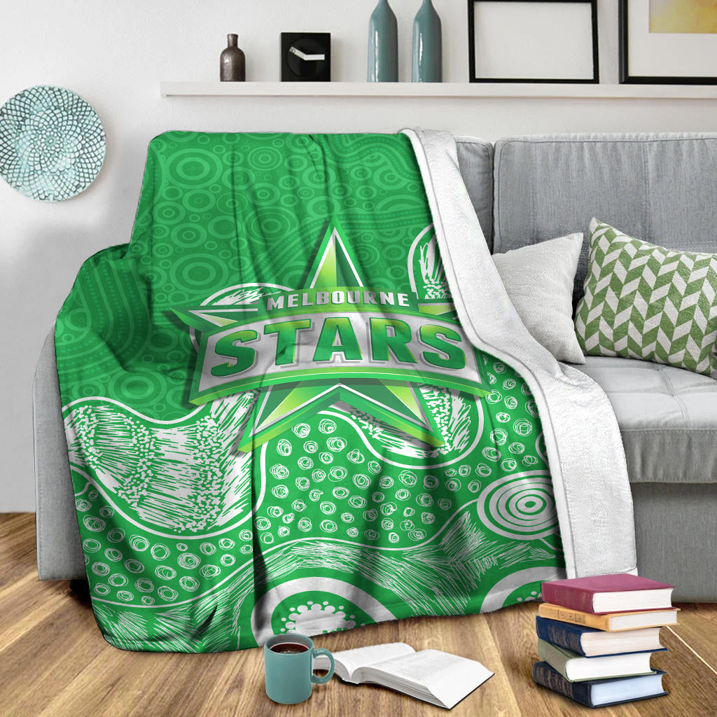 melbourne-stars-blanket-aboriginal-style-of-dot