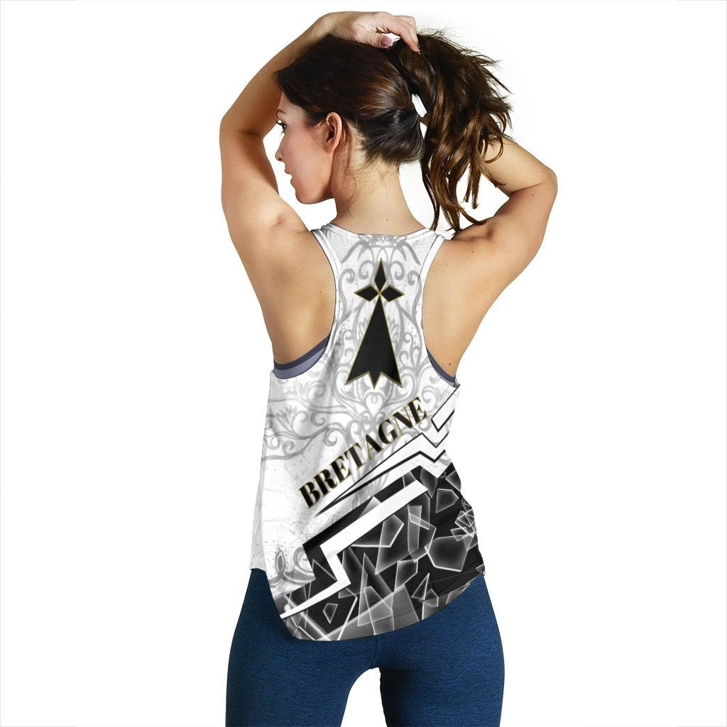Brittany Women's Racerback Tank - Bretagne Spirit - Vibe Hoodie