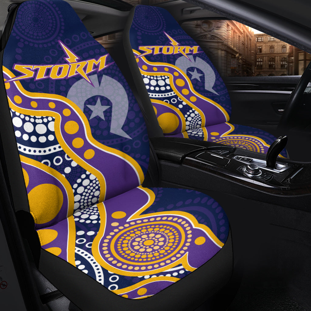 naidoc-week-melbourne-storm-car-seat-covers-aboriginal-dot-painting