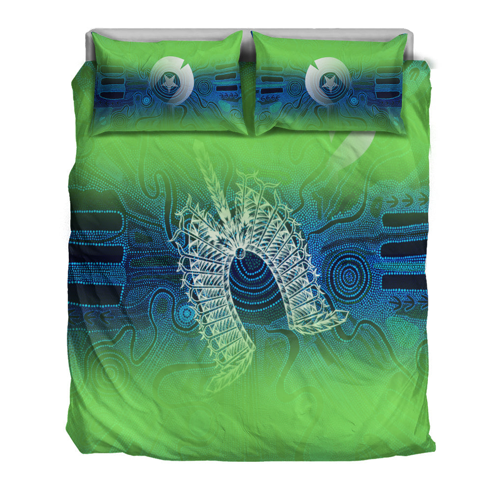 torres-strait-islands-bedding-set-indigenous-dot-painting-art