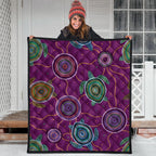 premium-quilts-aboriginal-turtle-purple-australia-dot-patterns