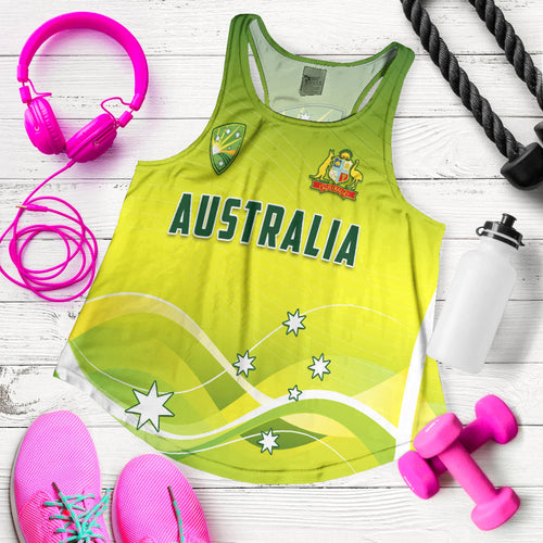 cricket-australia-women-racerback-tank-simple-style