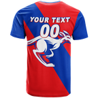 (Custom Personalised) Eaton Boomers Football 2022 T-Shirt - LT12