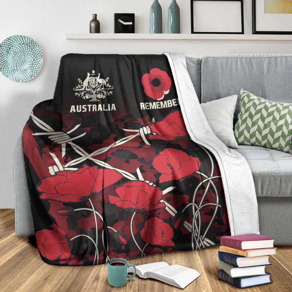 anzac-premium-blanket-anzac-with-remembrance-poppy-flower