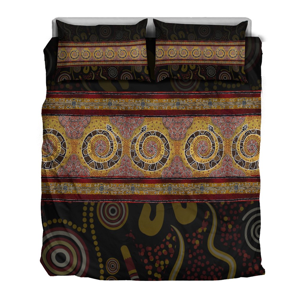 bedding-set-snake-dot-panting-art
