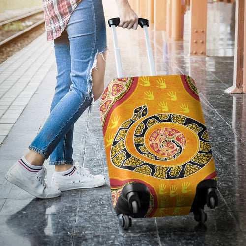 luggage-cover-aboriginal-unique-style-snake-orange-color-2021