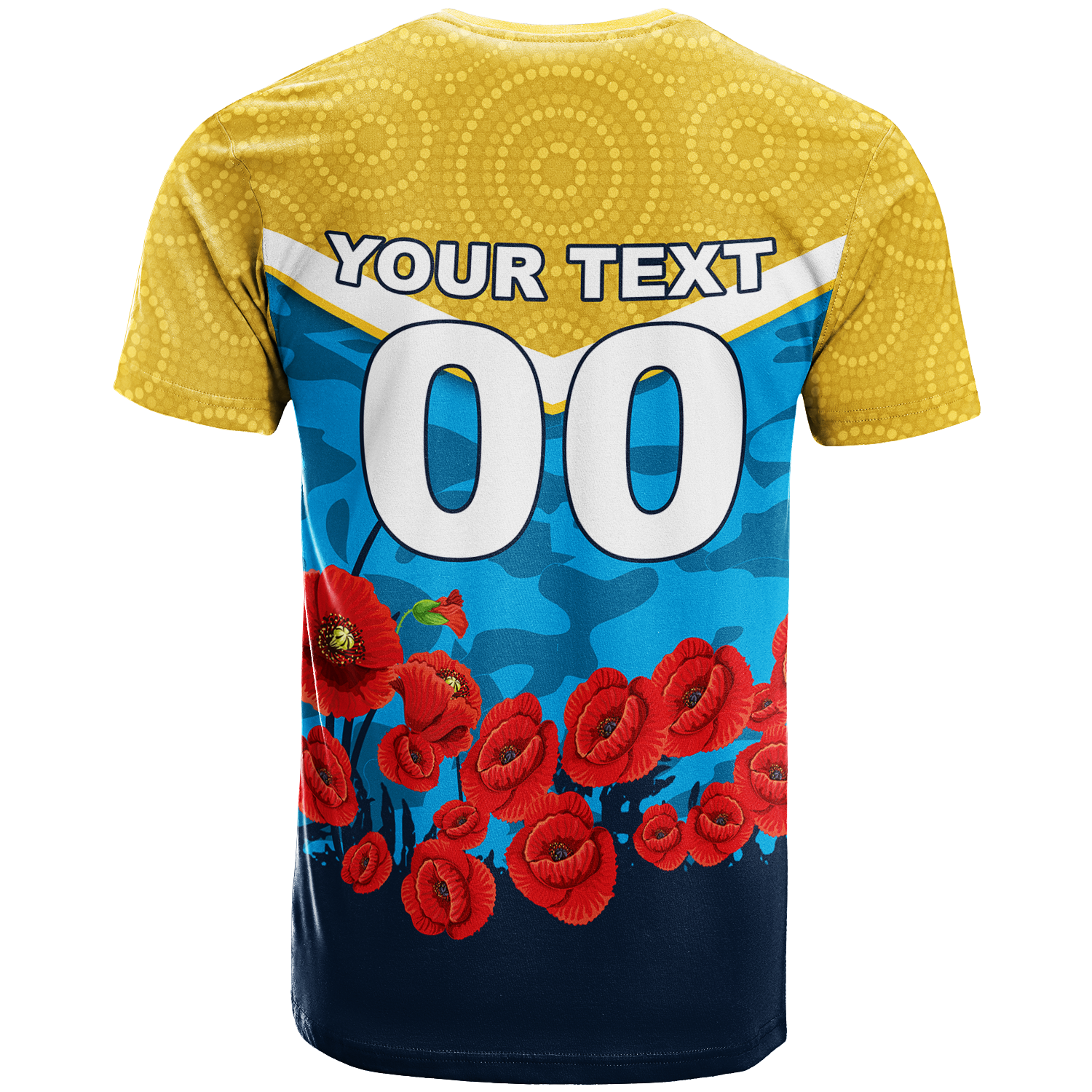 custom-personalised-gold-coast-titans-anzac-day-indigenous-art-t-shirt