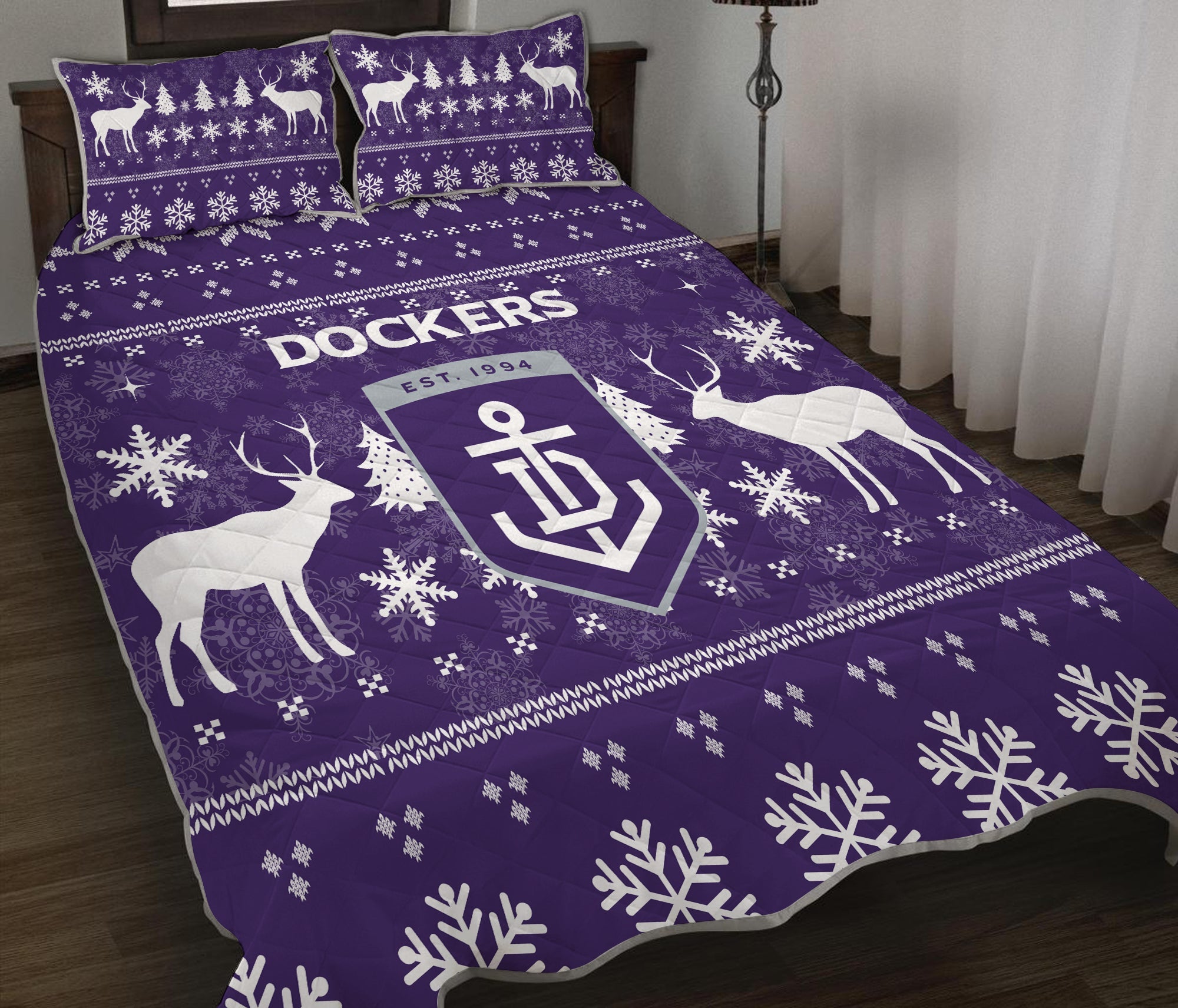 fremantle-football-club-quilt-bed-set-christmas-ugly-style