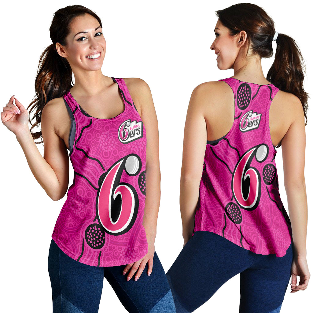 Sydney Sixers Women Tank Top - Aboriginal Dot Painting
