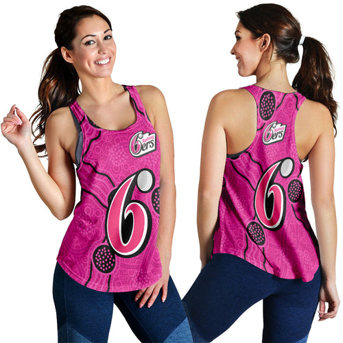 Sydney Sixers Women Tank Top - Aboriginal Dot Painting
