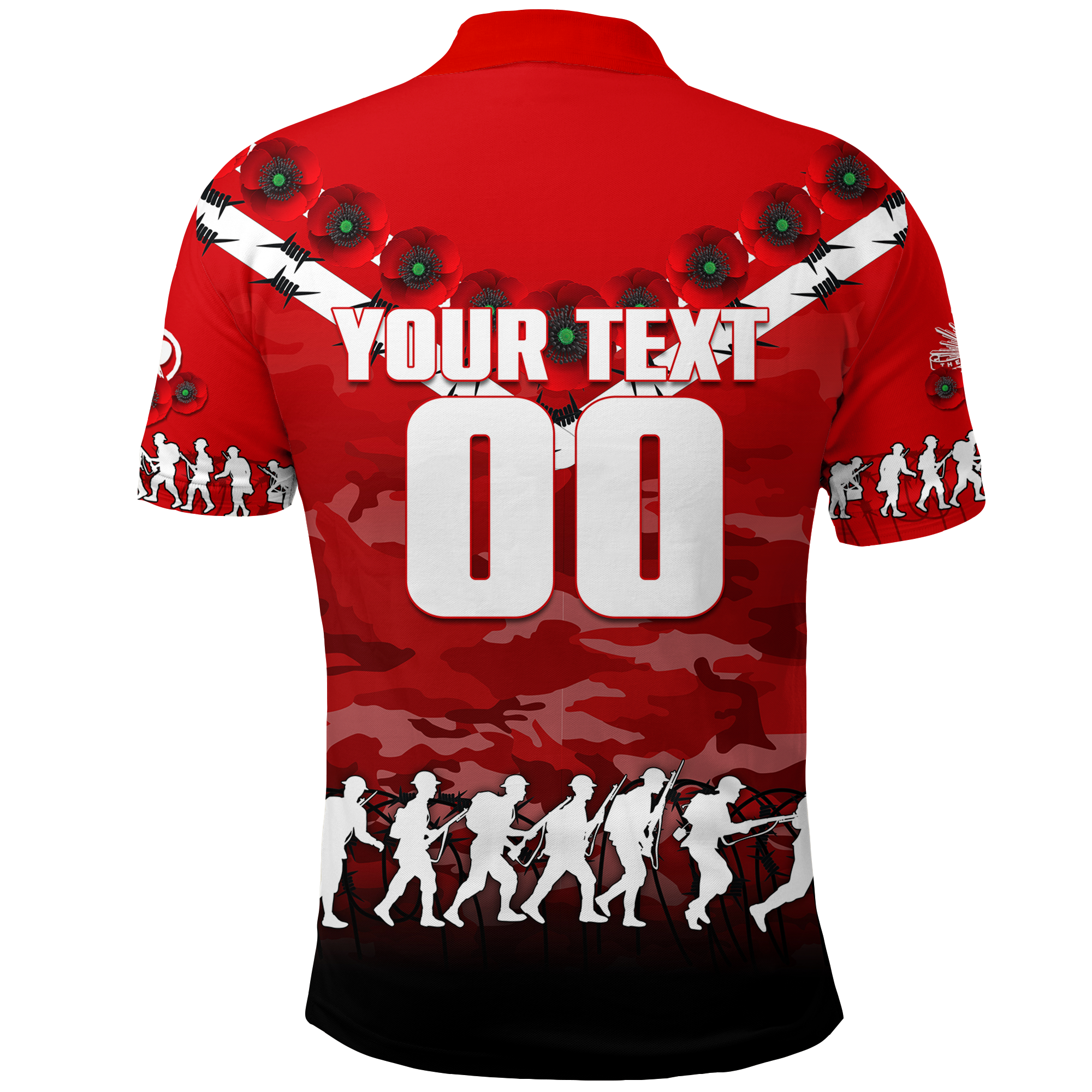 custom-personalised-melbourne-renegades-anzac-2022-polo-shirt-camouflage-with-poppy