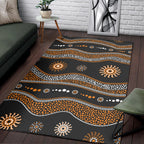 aboriginal-area-rug-aboriginal-pattern-black-style