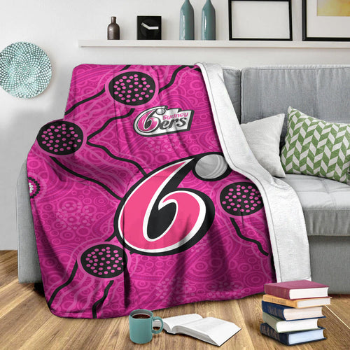 sydney-sixers-blanket-aboriginal-dot-painting